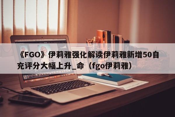 《FGO》伊莉雅强化解读伊莉雅新增50自充评分大幅上升_命（fgo伊莉雅）