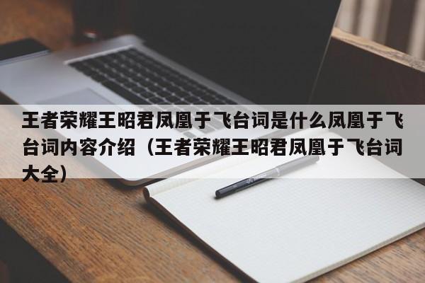 王者荣耀王昭君凤凰于飞台词是什么凤凰于飞台词内容介绍（王者荣耀王昭君凤凰于飞台词大全）