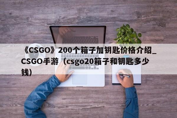 《CSGO》200个箱子加钥匙价格介绍_CSGO手游（csgo20箱子和钥匙多少钱）