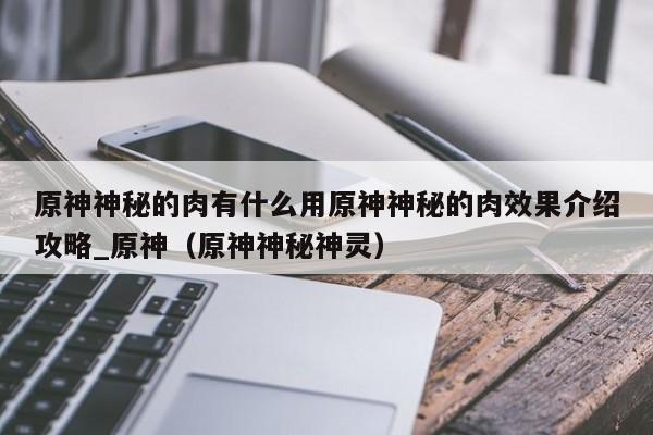 原神神秘的肉有什么用原神神秘的肉效果介绍攻略_原神（原神神秘神灵）