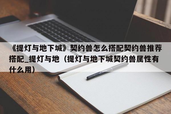 《提灯与地下城》契约兽怎么搭配契约兽推荐搭配_提灯与地（提灯与地下城契约兽属性有什么用）