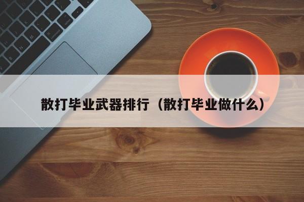 散打毕业武器排行（散打毕业做什么）