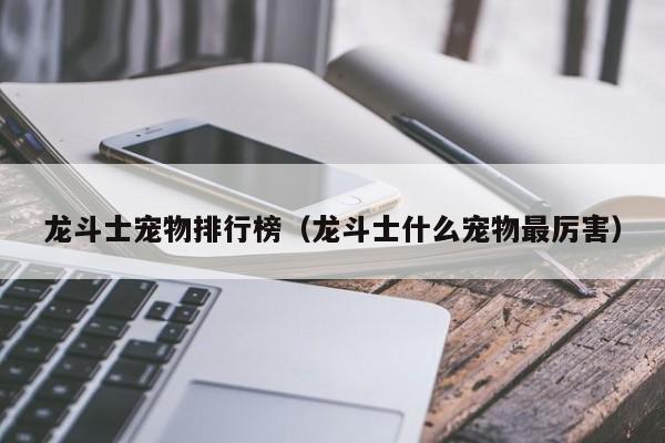 龙斗士宠物排行榜（龙斗士什么宠物最厉害）